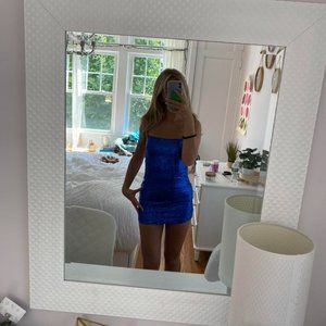 COPY - Lucy in the sky Blue Sequin Mini dress...never worn
